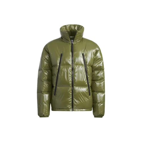 Adidas Originals Clover Series Пуховик Зимний Мужской Зеленый