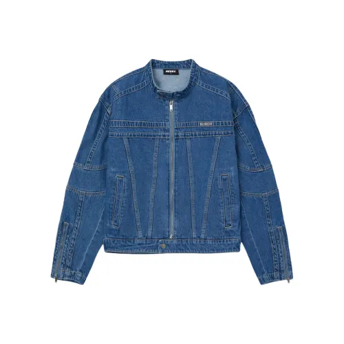 Nerdy Синий Унисекс Джинсовые Куртки