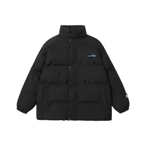 TYPERIGHTER Воротник-стойка Свободный крой Хлопковый пуховик Унисекс