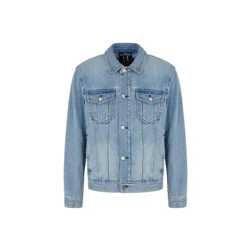ARMANI EXCHANGEAE SS24 Denim Jacket Men's Indigo