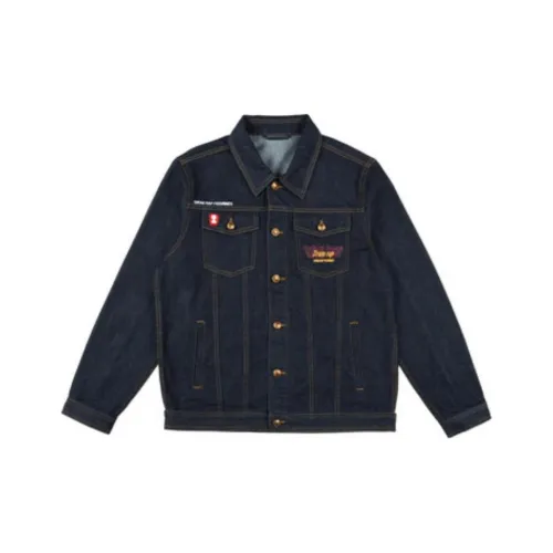 Raidy Boer Denim Jacket Men's Dark Blue