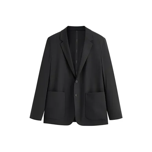 PEACEBIRD MEN Черный 1 Slim Fit Мужской Деловой костюм