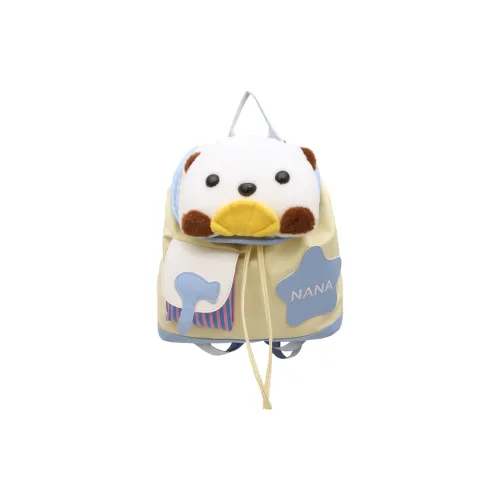 Juju Jimmy Хлопок Рюкзак Стандартный Женский Светло-Желтый