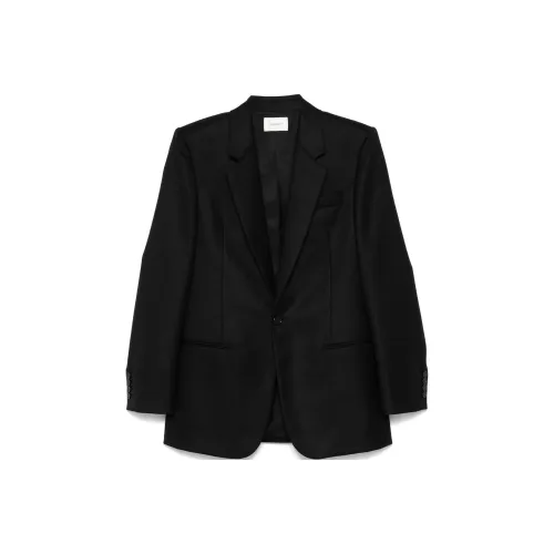 SAINT LAURENT FW24 Бизнес-костюм Пальто Мужской Черный