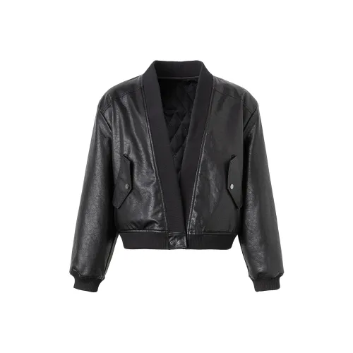 FRKM Хлопковый пуховик унисекс черного цвета