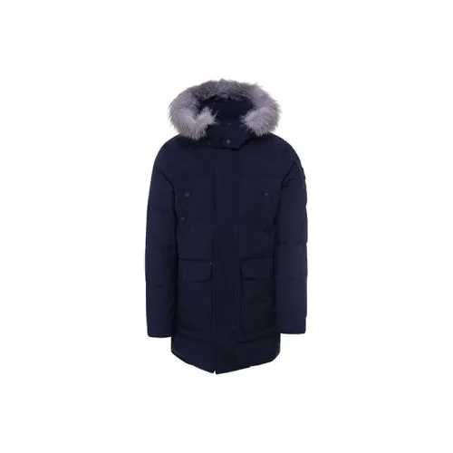 Moose Knuckles Морской Синий Мужской Пуховик