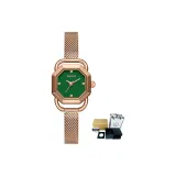 Сетчатая сумка розового золота, зеленого цвета