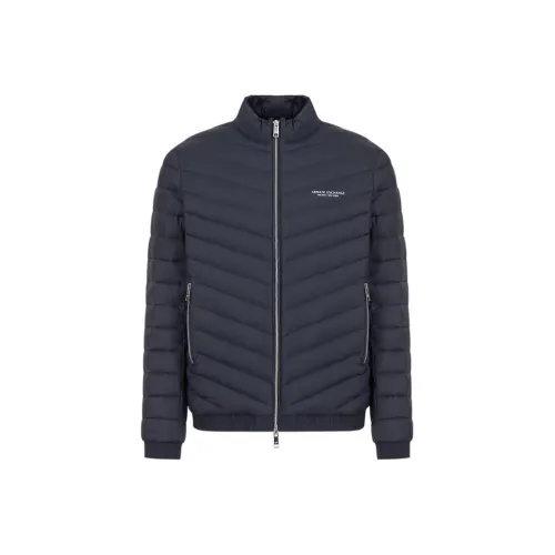 ARMANI EXCHANGEAE FW22 Пуховик Мужской Темно-синий