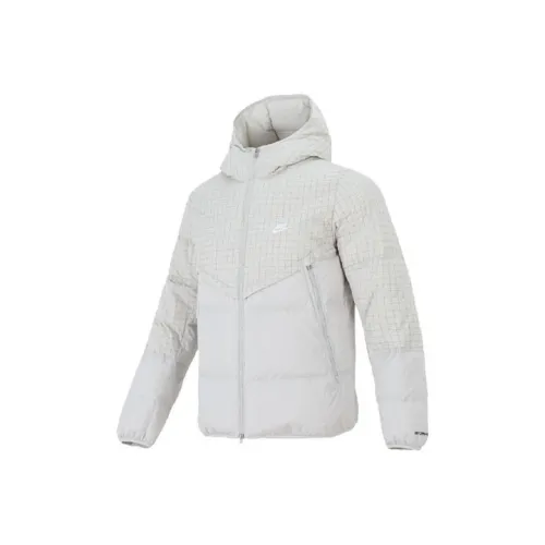 Nike Белый Мужской Пуховик