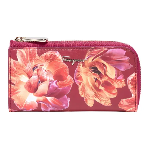 FERRAGAMO Женские Красный Цветочный Узор