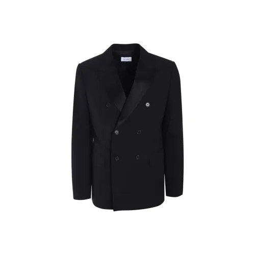 OFF Белый Бизнес Костюм Стандартный крой Мужской Черный