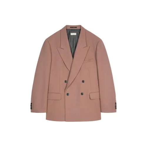 DRIES VAN NOTEN SS24 Бизнес Костюм Пальто Мужской Розовый