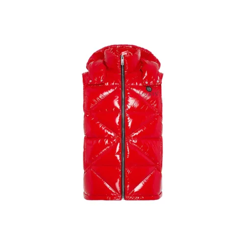 PHILIPP PLEIN Red Men's Gilets PHILIPP PLEIN Красный Мужские Жилеты