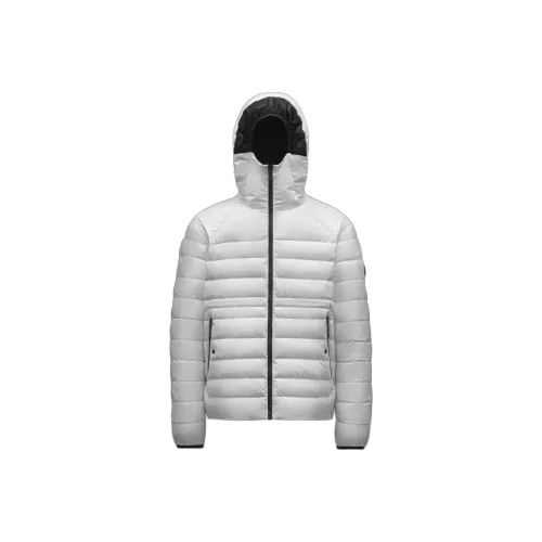 Moncler SS22 Однотонный С капюшоном Пуховик Мужской Белый