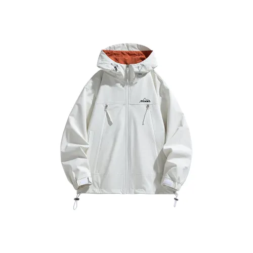 DIEMME Куртки Пальто Унисекс Айвори Белый