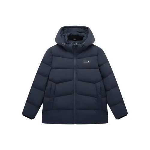 XTEP Variety Тренировки Коллекция Пуховик Мужской Dicarb Синий