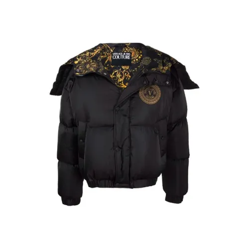 VERSACE JEANS COUTURE Пуховик Мужской Черный