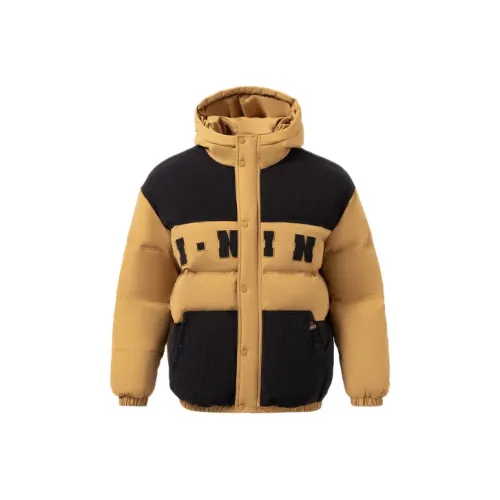Sports Trend Series Down Jacket Men Bone Brown