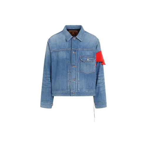 MASTERMIND WORLD Denim Jacket Men's Blue