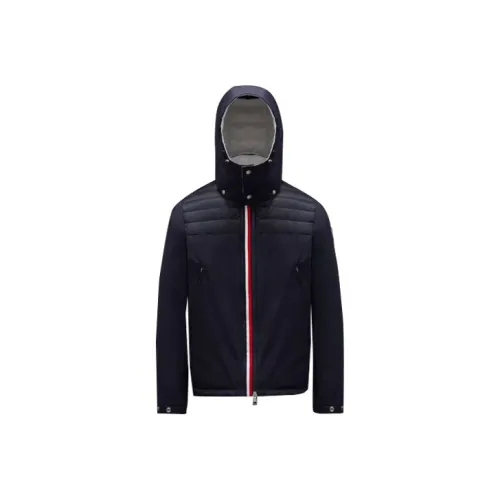 Moncler Синий Мужской Пуховик