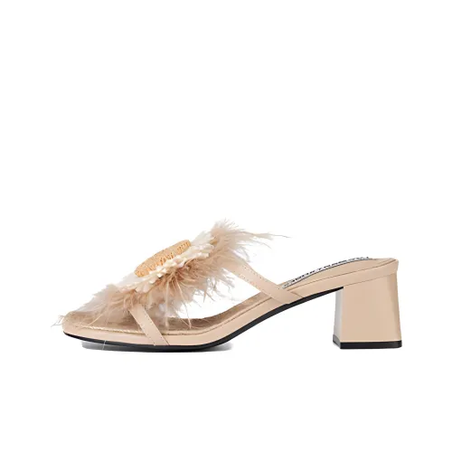 TOOMANYSHOES Слипоны Женские Абрикос