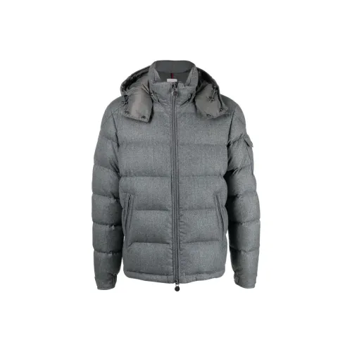 MONCLER Montgenevre Series Светло-серый Мужской Пуховик