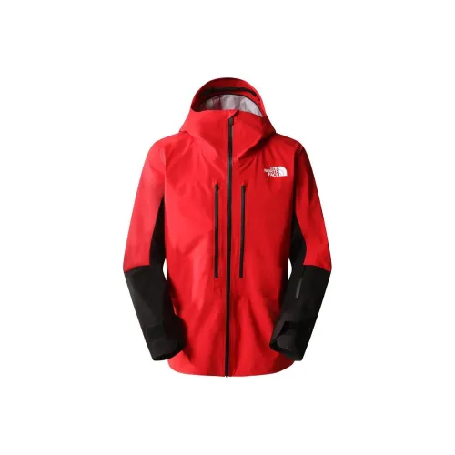 THE NORTH FACE Pinnacle Series Водонепроницаемый Ветрозащитный And Дышащий Ветровка Мужской Бордовый