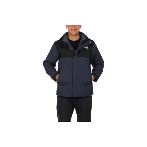 THE NORTH FACE Lone Peak Triclimate 2 Поход Водонепроницаемый и Ветрозащитный Ветровка Мужской Синий