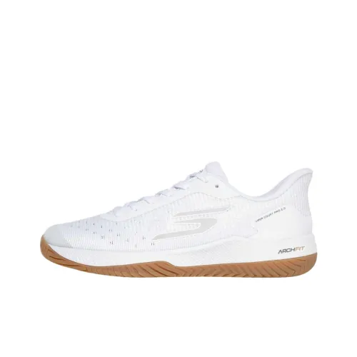 Skechers Viper Court Pro Low Топ Кроссовки для тренировок Мужской Белый