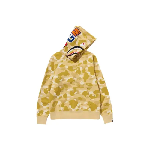 A BATHING APE Желтый Унисекс Свитшоты