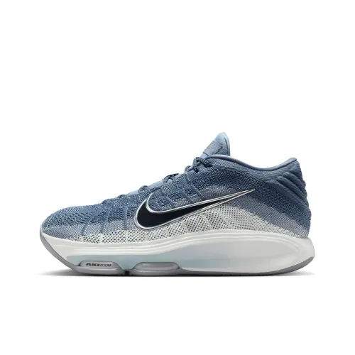 Nike G.T. Hustle 3 Амортизирующие шоки Slip-resistant MID Баскетбольные кроссовки Мужской Серый Синий