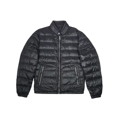 PRADA Мужские черные пуховики