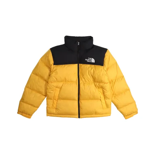 THE NORTH FACE 1996 Collection Мужская Ретро Nuptse Куртка Down Jacket Европейская Версия Зимняя Унисекс Желтая