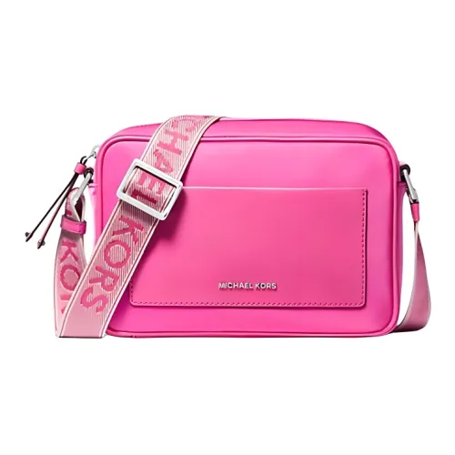 MICHAEL KORS Jet Set Нейлоновая Сумка через плечо Большая Женская Вишневая