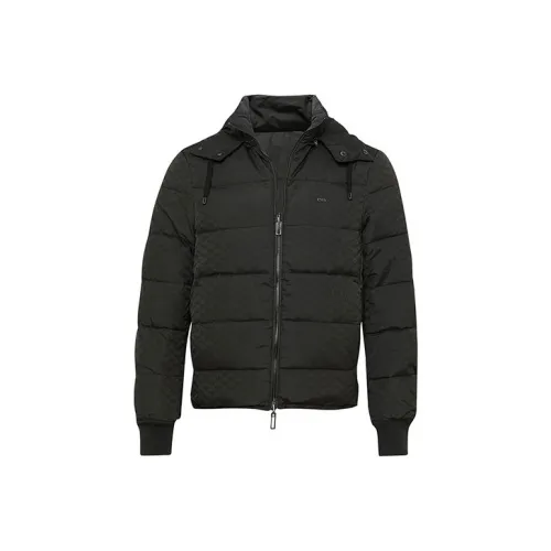 EMPORIO ARMANI Пуховик Мужской Армейский Зеленый