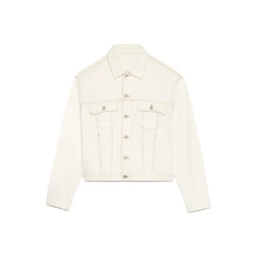 Jacquemus Denim Куртка Мужская Серо-Белая