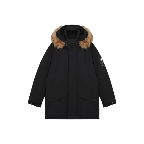 New Balance совместный пуховик зимний унисекс черный