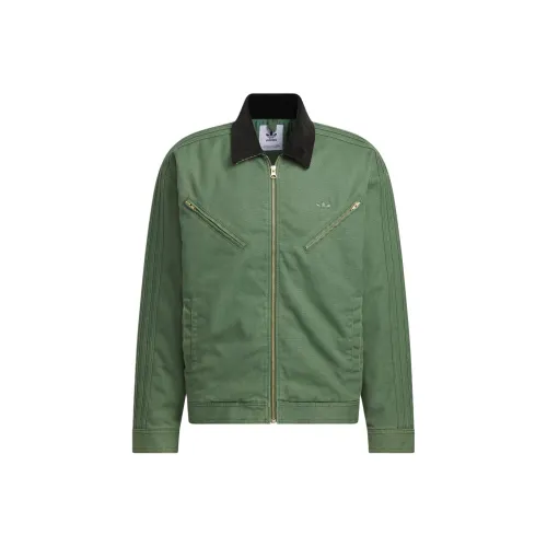 Adidas Originals WASH PAD JKT U Куртка Унисекс Oxidation Зеленый Золотой