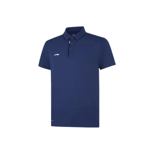 LINING Синий Мужская Поло