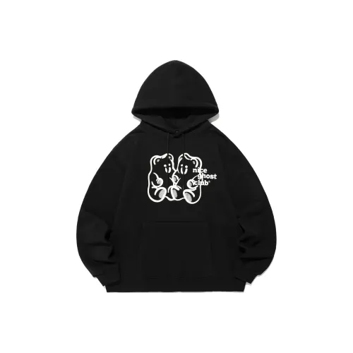 NICE GHOST CLUB Черные Мужские Толстовки