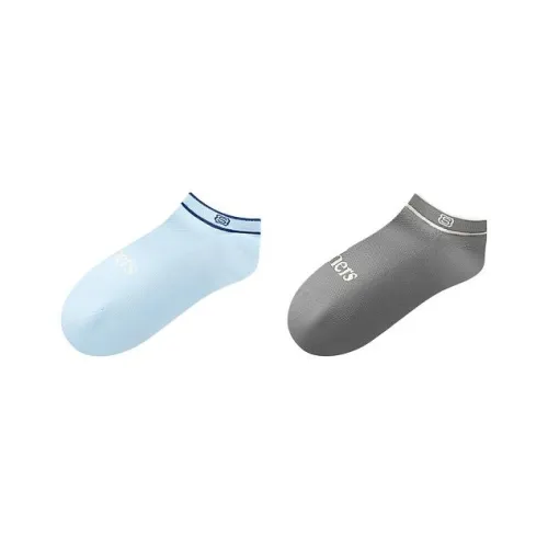 Skechers 2 упаковки Детские Светло-Синие/Серые Акулы/05PB Мужские Носки