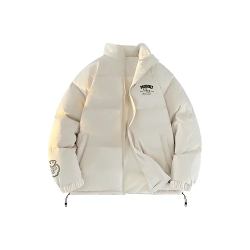 Honor of Kings Хлопковый пуховик унисекс кремово-белый