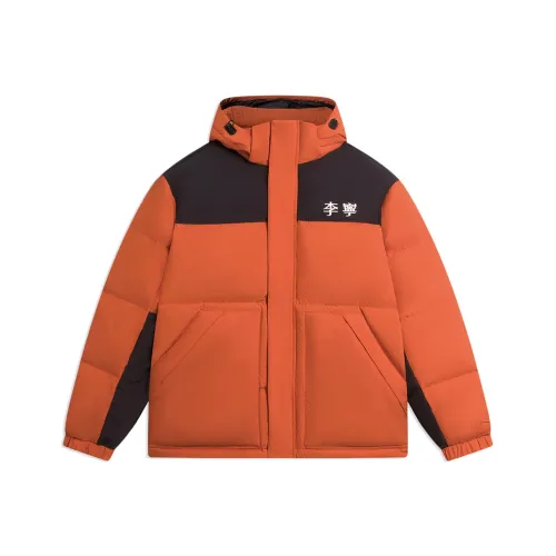 Подкладка Sports Fashion Collection пуховик зимний унисекс цвет киноварь апельсин