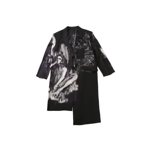 Yohji Yamamoto Pour Homme Черные Мужские Куртки