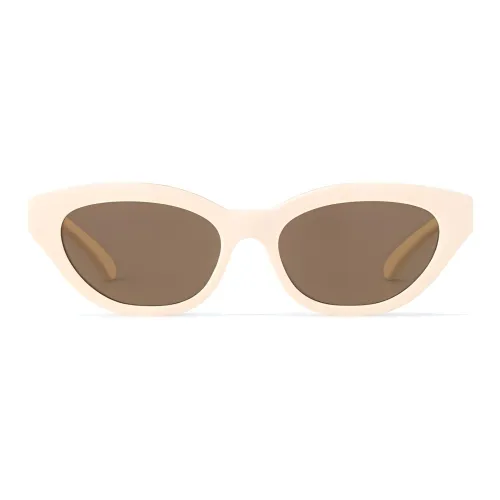 LOUIS VUITTON Ацетат OVAL SUNGLASSES Женские Бежевый