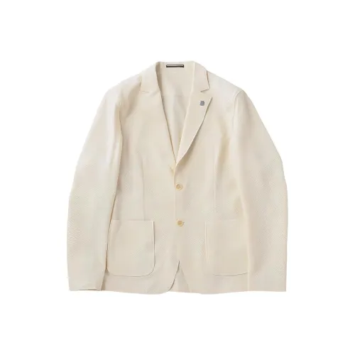 Tommy Hilfiger Простой SEERSUCKER Бизнес Костюм Мужской Белый