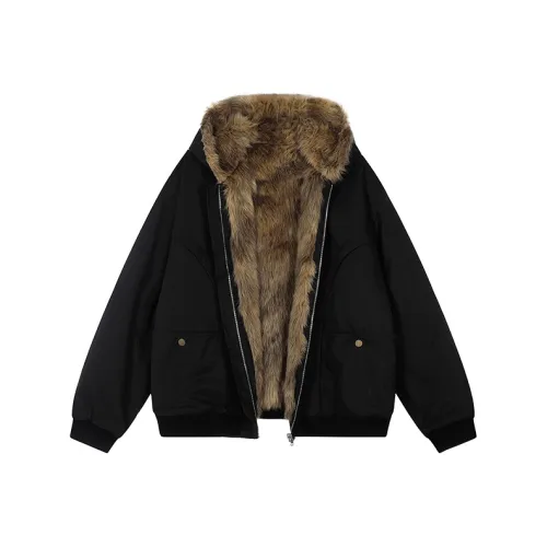 A Chock Куртки Пальто Унисекс Черный