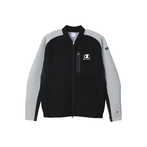 Champion SS24 Куртки Пальто Унисекс Оксфорд Серый