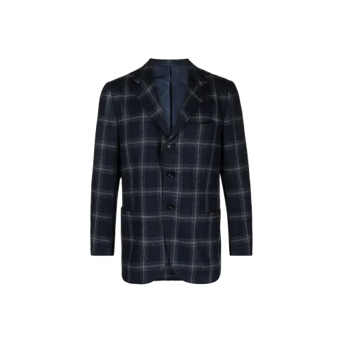 KITON Бизнес-костюм Пальто Мужской Морской Синий