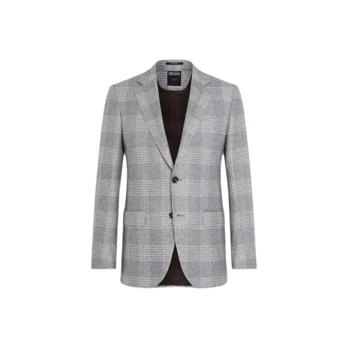 Ermenegildo Zegna Серый Мужской Деловой костюм